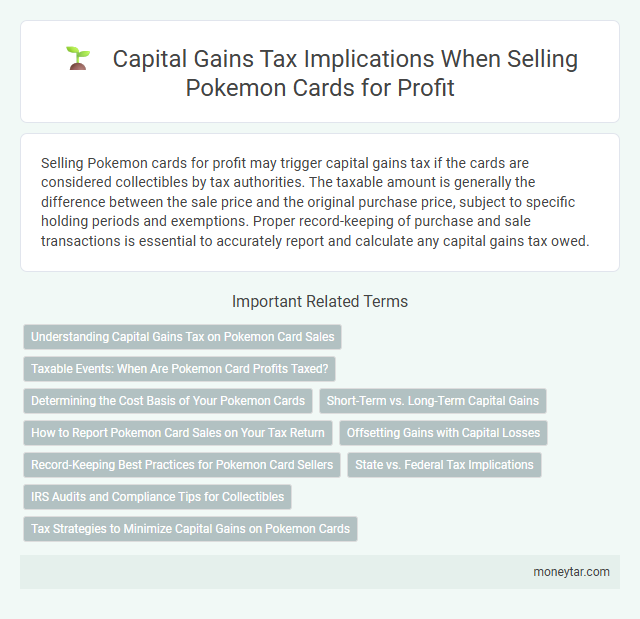 Capital Gains Tax Implications When Selling Pokemon Cards for Profit