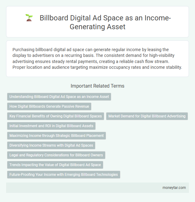 Billboard Digital Ad Space as an Income-Generating Asset