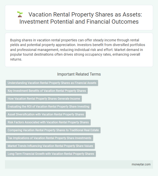 Vacation Rental Property Shares as Assets: Investment Potential and Financial Outcomes