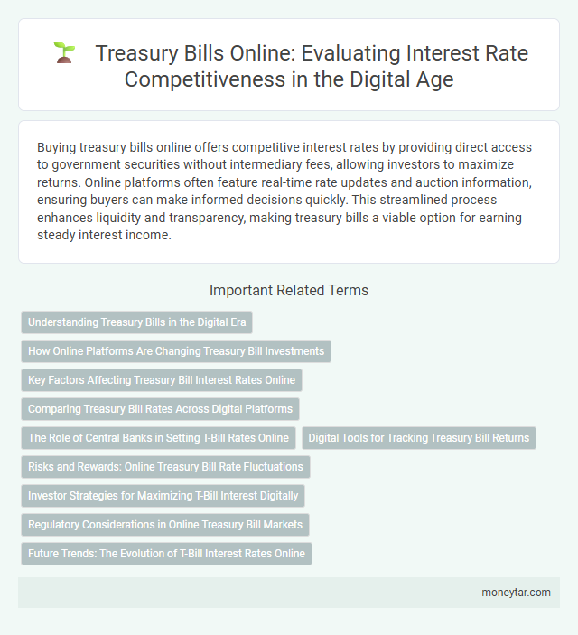 Treasury Bills Online: Evaluating Interest Rate Competitiveness in the Digital Age