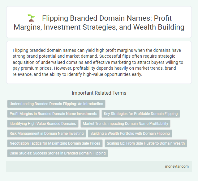 Flipping Branded Domain Names: Profit Margins, Investment Strategies, and Wealth Building