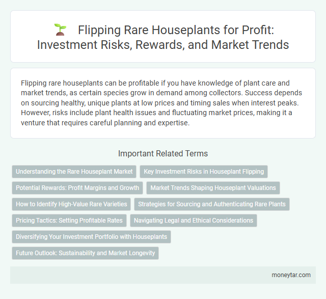 Flipping Rare Houseplants for Profit: Investment Risks, Rewards, and Market Trends