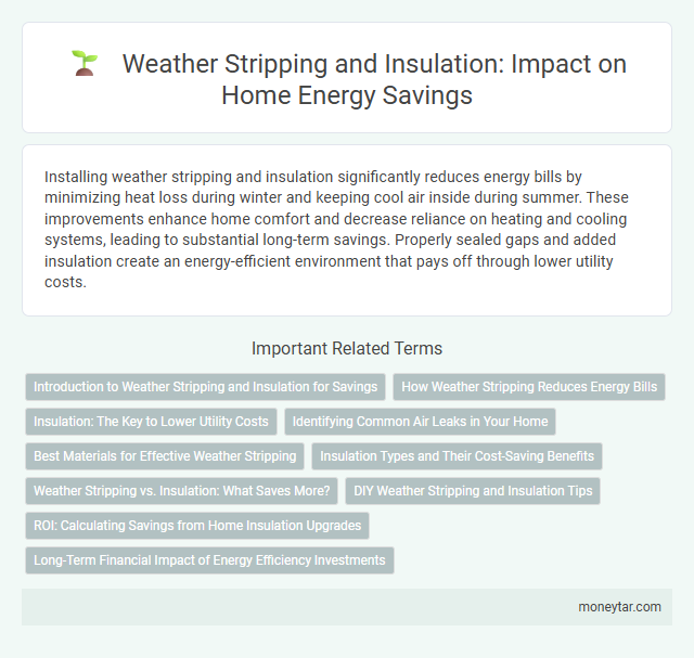 Weather Stripping and Insulation: Impact on Home Energy Savings
