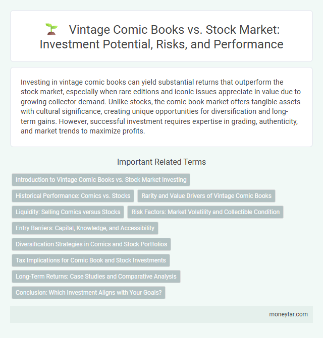 Vintage Comic Books vs. Stock Market: Investment Potential, Risks, and Performance