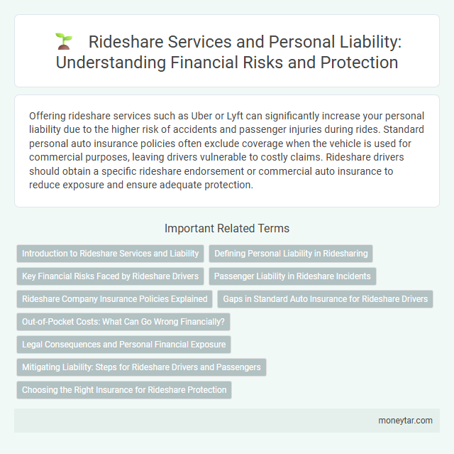 Rideshare Services and Personal Liability: Understanding Financial Risks and Protection