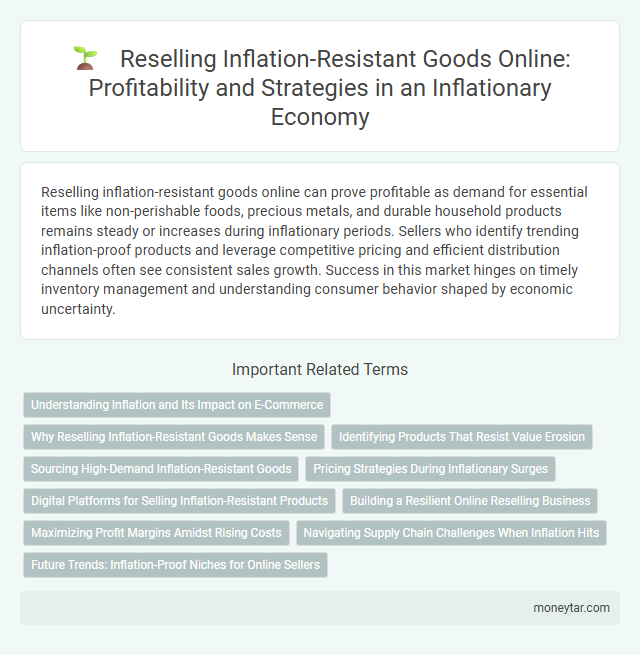 Reselling Inflation-Resistant Goods Online: Profitability and Strategies in an Inflationary Economy