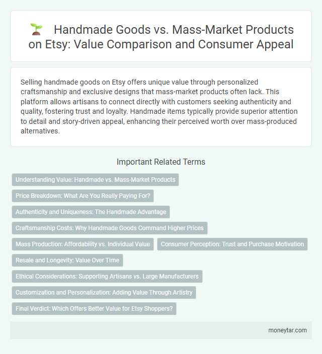 Handmade Goods vs. Mass-Market Products on Etsy: Value Comparison and Consumer Appeal