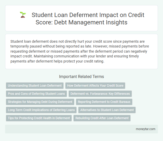 Student Loan Deferment Impact on Credit Score: Debt Management Insights