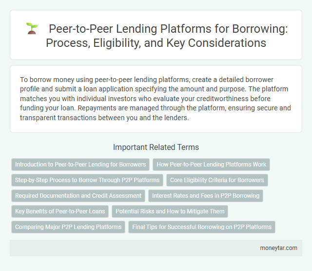 Peer-to-Peer Lending Platforms for Borrowing: Process, Eligibility, and Key Considerations