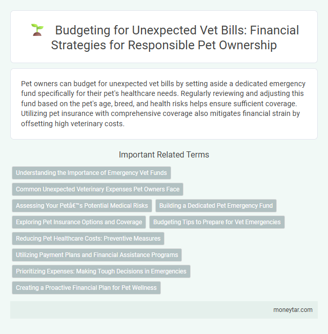Budgeting for Unexpected Vet Bills: Financial Strategies for Responsible Pet Ownership