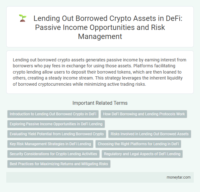 Lending Out Borrowed Crypto Assets in DeFi: Passive Income Opportunities and Risk Management