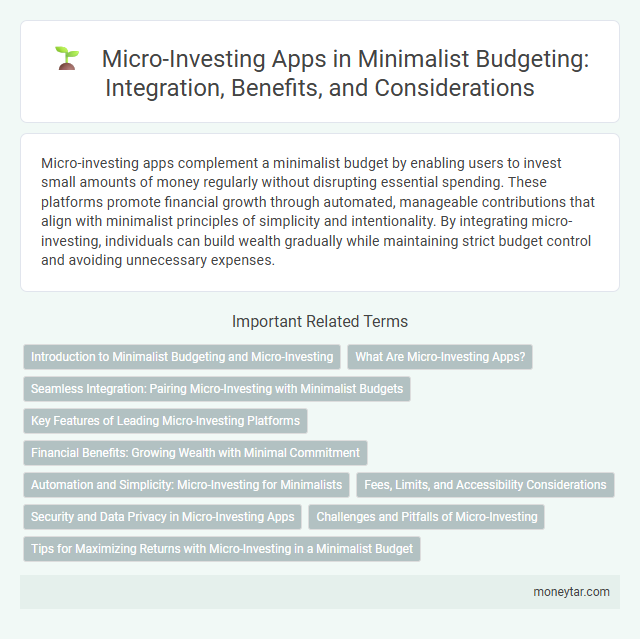 Micro-Investing Apps in Minimalist Budgeting: Integration, Benefits, and Considerations