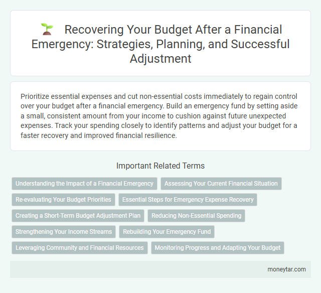 Recovering Your Budget After a Financial Emergency: Strategies, Planning, and Successful Adjustment