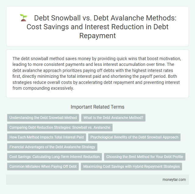 Debt Snowball vs. Debt Avalanche Methods: Cost Savings and Interest Reduction in Debt Repayment