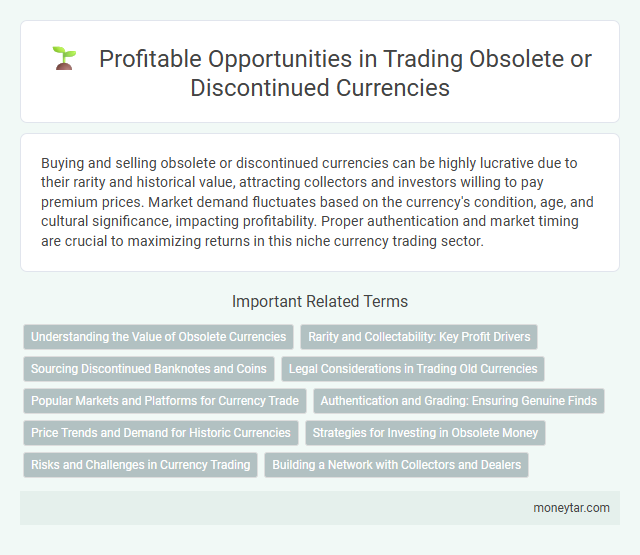 Profitable Opportunities in Trading Obsolete or Discontinued Currencies
