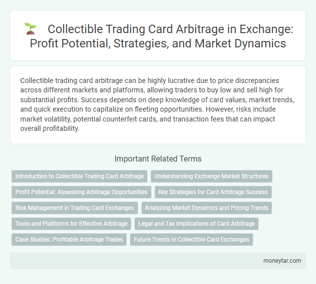 Collectible Trading Card Arbitrage in Exchange: Profit Potential, Strategies, and Market Dynamics