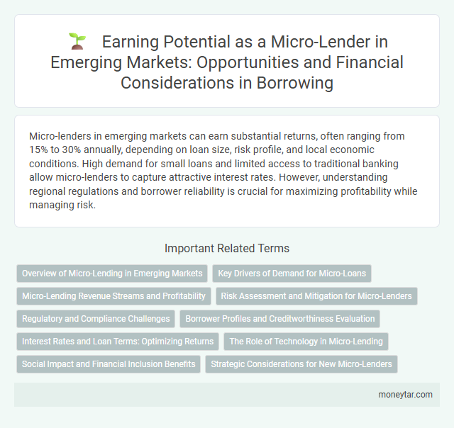 Earning Potential as a Micro-Lender in Emerging Markets: Opportunities and Financial Considerations in Borrowing