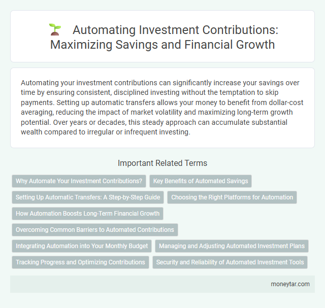 Automating Investment Contributions: Maximizing Savings and Financial Growth