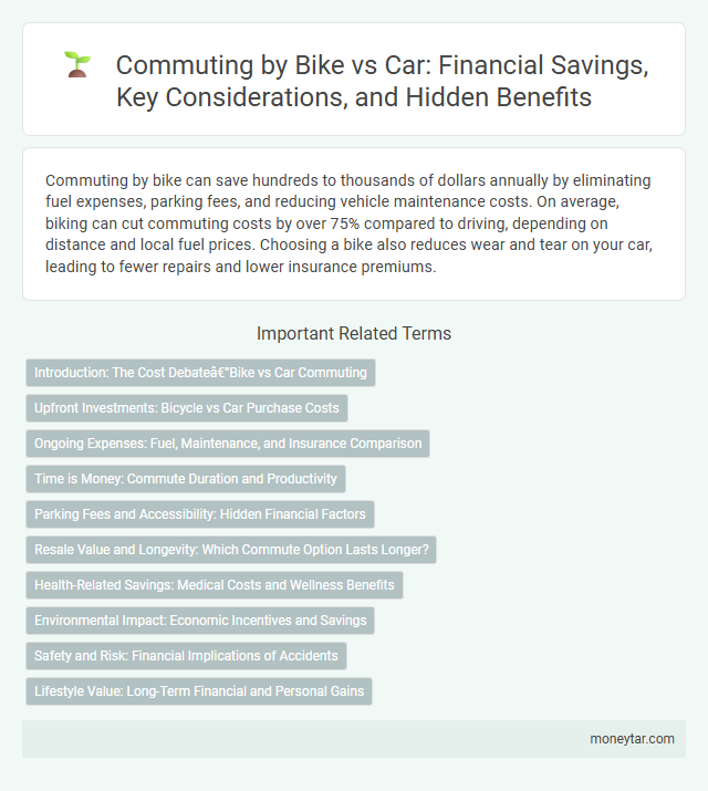 Commuting by Bike vs Car: Financial Savings, Key Considerations, and Hidden Benefits