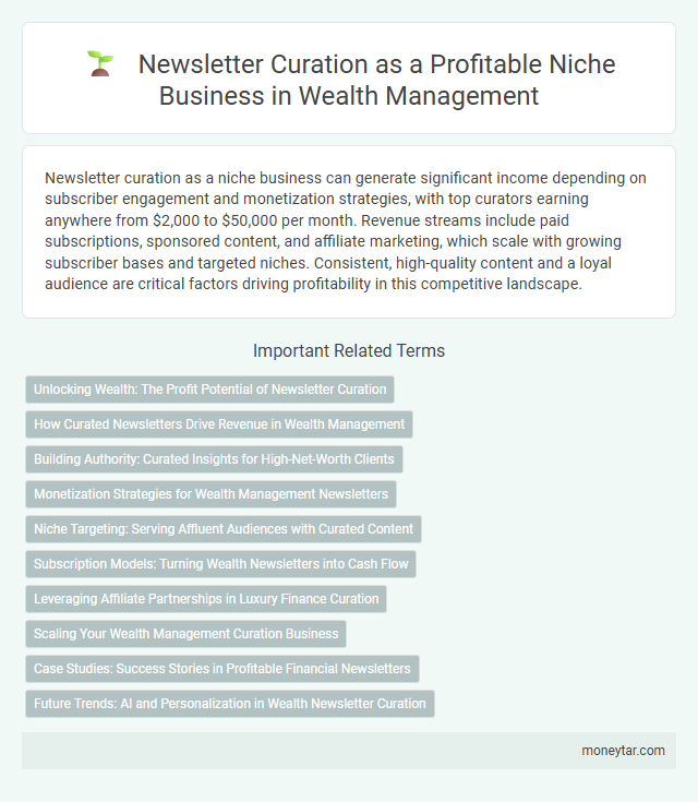 Newsletter Curation as a Profitable Niche Business in Wealth Management
