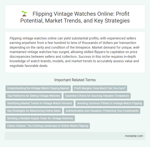 Flipping Vintage Watches Online: Profit Potential, Market Trends, and Key Strategies