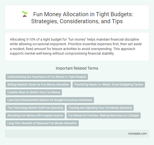 Fun Money Allocation in Tight Budgets: Strategies, Considerations, and Tips