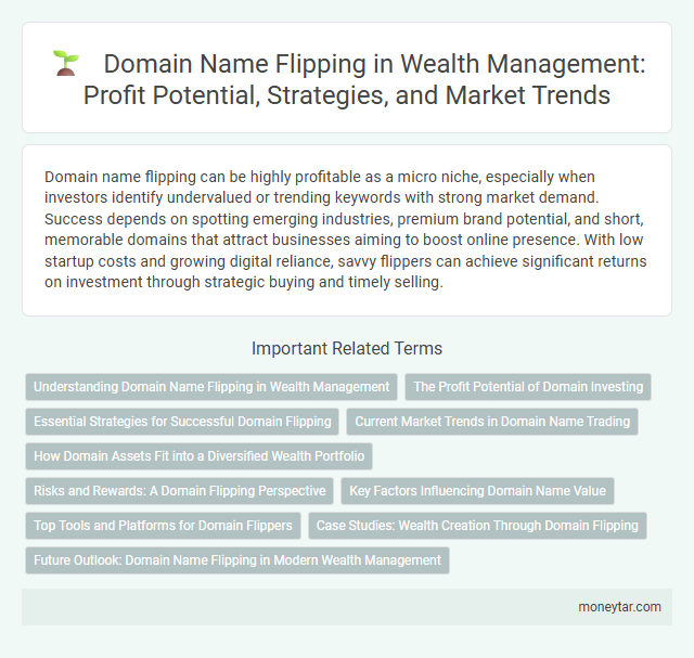 Domain Name Flipping in Wealth Management: Profit Potential, Strategies, and Market Trends