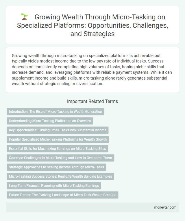 Growing Wealth Through Micro-Tasking on Specialized Platforms: Opportunities, Challenges, and Strategies