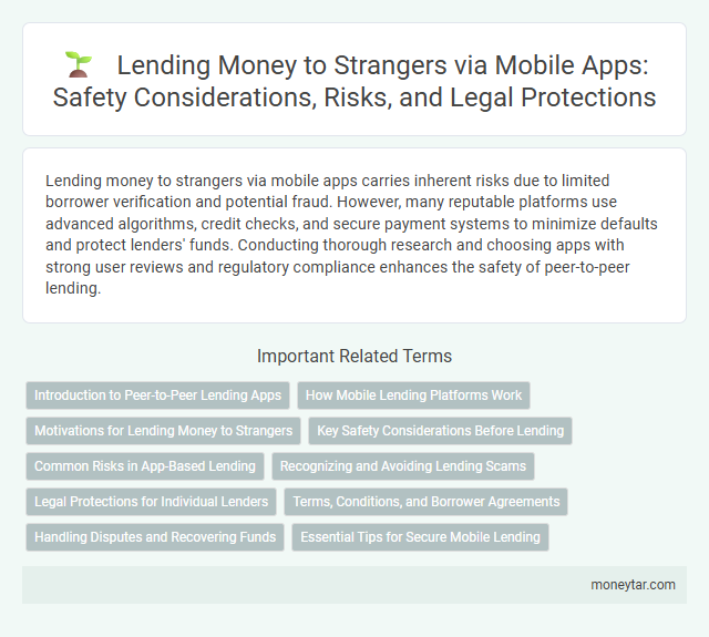 Lending Money to Strangers via Mobile Apps: Safety Considerations, Risks, and Legal Protections