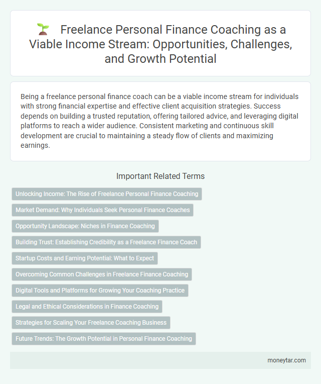 Freelance Personal Finance Coaching as a Viable Income Stream: Opportunities, Challenges, and Growth Potential