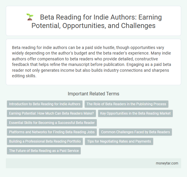 Beta Reading for Indie Authors: Earning Potential, Opportunities, and Challenges