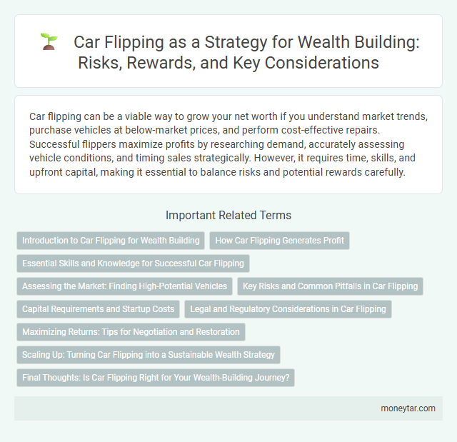 Car Flipping as a Strategy for Wealth Building: Risks, Rewards, and Key Considerations