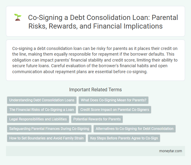 Co-Signing a Debt Consolidation Loan: Parental Risks, Rewards, and Financial Implications