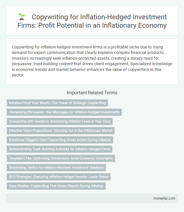 Copywriting for Inflation-Hedged Investment Firms: Profit Potential in an Inflationary Economy