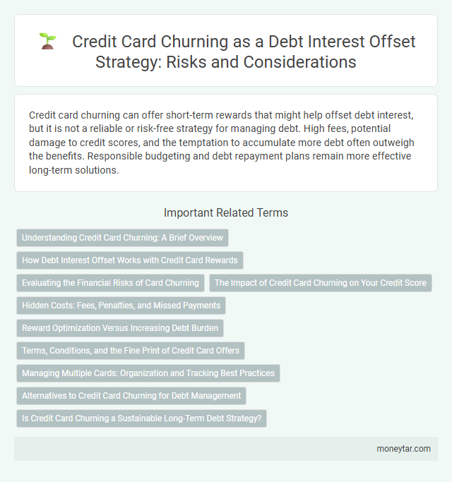 Credit Card Churning as a Debt Interest Offset Strategy: Risks and Considerations