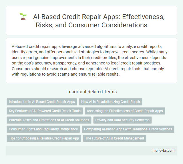 AI-Based Credit Repair Apps: Effectiveness, Risks, and Consumer Considerations