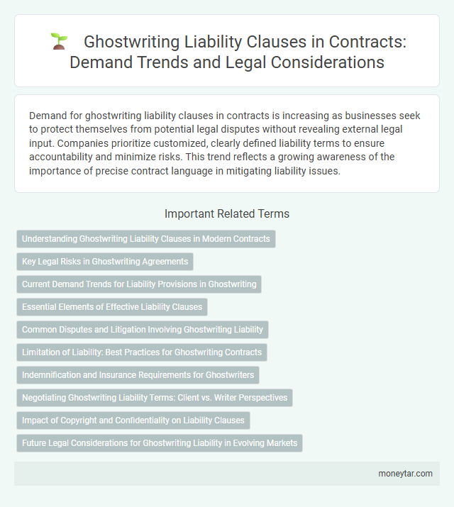 Ghostwriting Liability Clauses in Contracts: Demand Trends and Legal Considerations