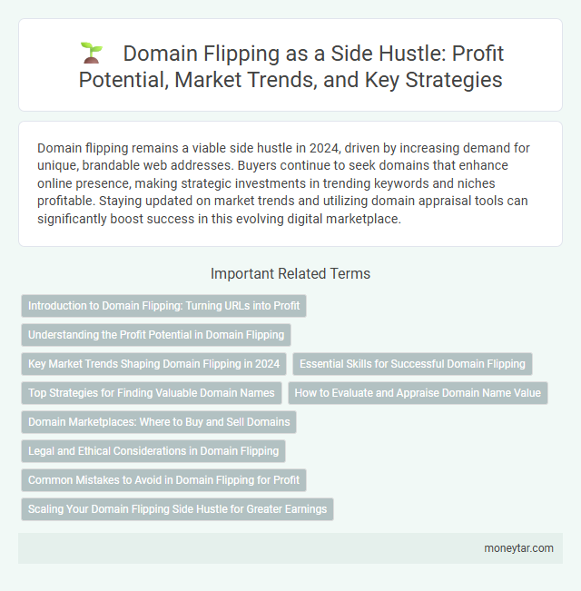 Domain Flipping as a Side Hustle: Profit Potential, Market Trends, and Key Strategies