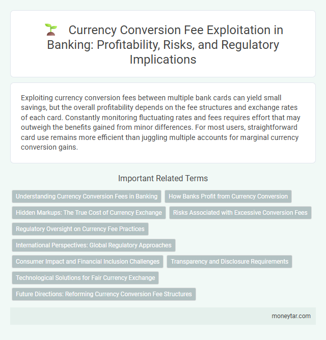 Currency Conversion Fee Exploitation in Banking: Profitability, Risks, and Regulatory Implications