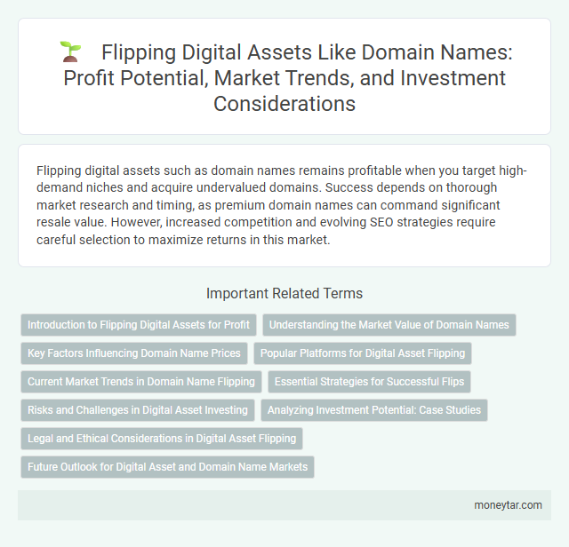 Flipping Digital Assets Like Domain Names: Profit Potential, Market Trends, and Investment Considerations