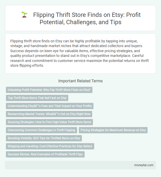 Flipping Thrift Store Finds on Etsy: Profit Potential, Challenges, and Tips