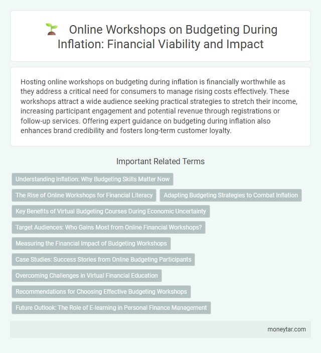 Online Workshops on Budgeting During Inflation: Financial Viability and Impact