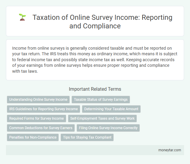 Taxation of Online Survey Income: Reporting and Compliance