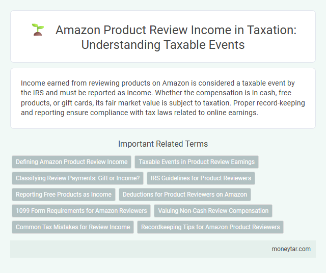Amazon Product Review Income in Taxation: Understanding Taxable Events