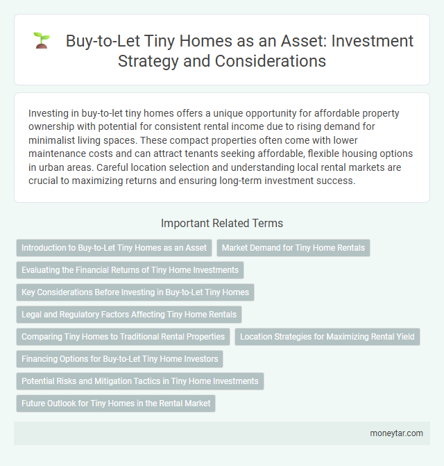 Buy-to-Let Tiny Homes as an Asset: Investment Strategy and Considerations