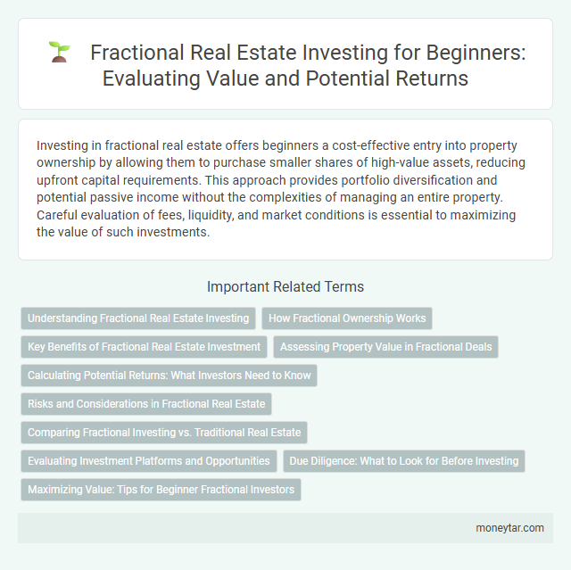 Fractional Real Estate Investing for Beginners: Evaluating Value and Potential Returns