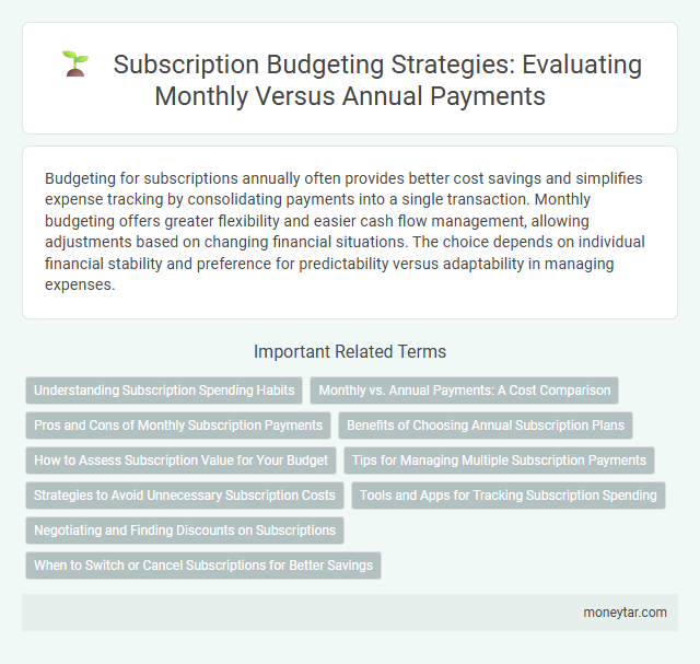 Subscription Budgeting Strategies: Evaluating Monthly Versus Annual Payments
