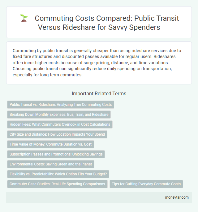 Commuting Costs Compared: Public Transit Versus Rideshare for Savvy Spenders