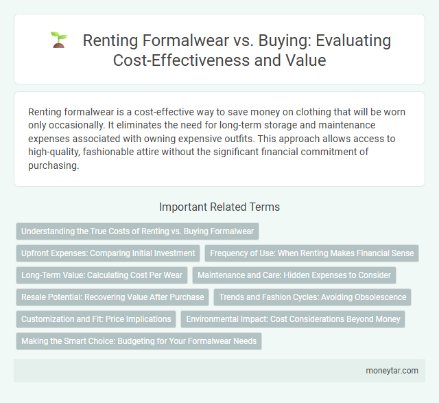 Renting Formalwear vs. Buying: Evaluating Cost-Effectiveness and Value