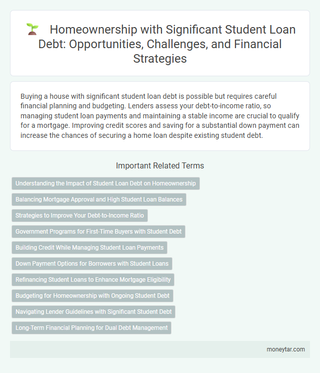 Homeownership with Significant Student Loan Debt: Opportunities, Challenges, and Financial Strategies